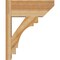 Ekena Millwork Merced Slat Rough Sawn Outlooker, Western Red Cedar, 8"W x 18"D x 22"H OUT08X18X22MRC06RWR - alternate 2